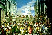 Paolo  Veronese marriage fest at cana painting